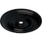 Ekena Millwork Classic Ceiling Medallion (Fits Canopies up to 8 1/4"), 44 1/2"OD x 4"ID x 4 "P, Jet Black CM44CLBLF - alternate 4